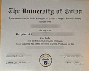 University of Tulsa Fake Diploma For Sale, Buy Fake