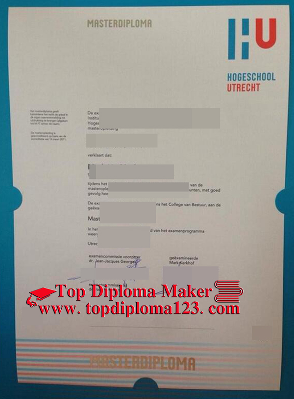  Hogeschool Utrecht diploma