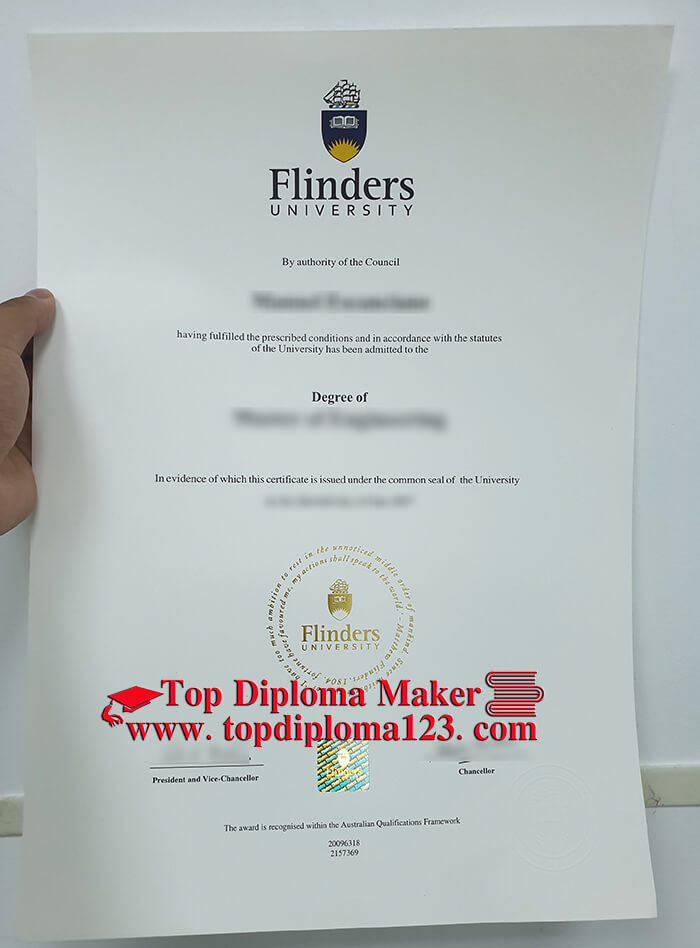 Flinders University degree, buy fake diploma