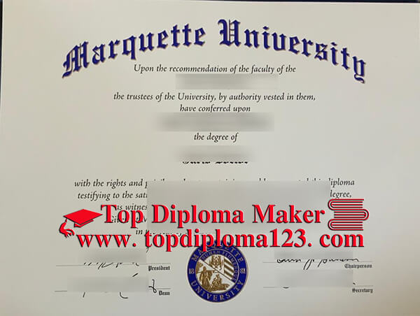  Marquette University Diploma