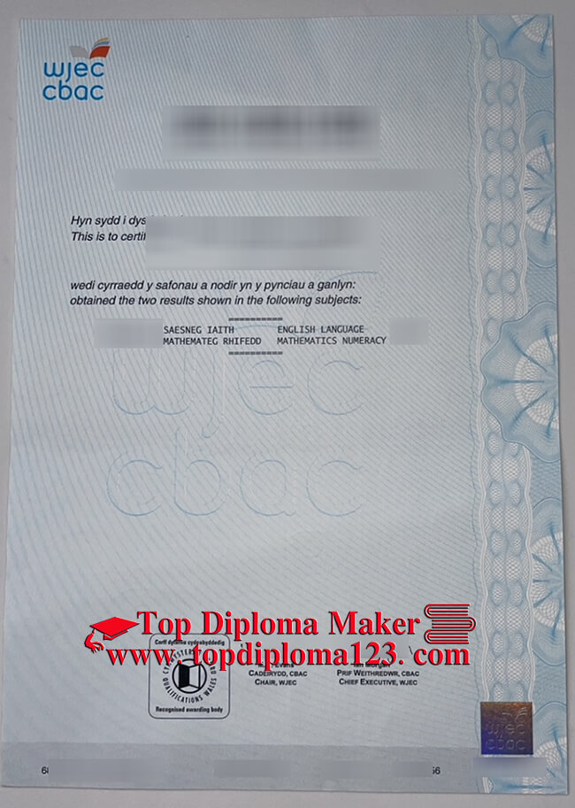WJEC CBAC LEVEL 2 GCSE Certificate