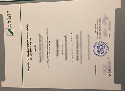 University of Bayreuth fake diploma order, Buy fake