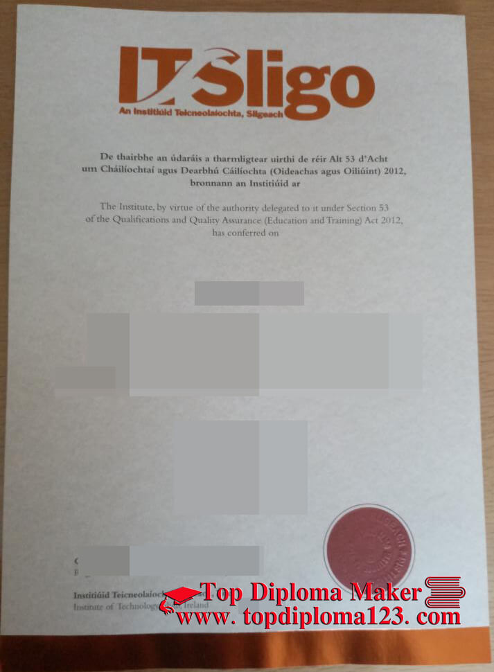 Institute of Technology Sligo diploma