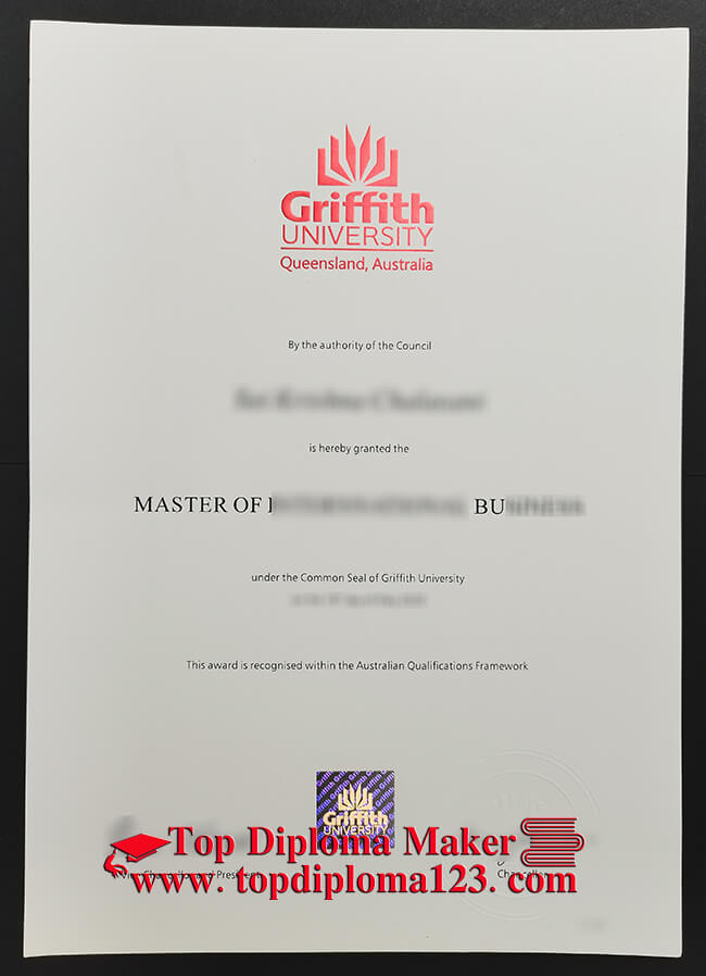 Griffith University Master degree