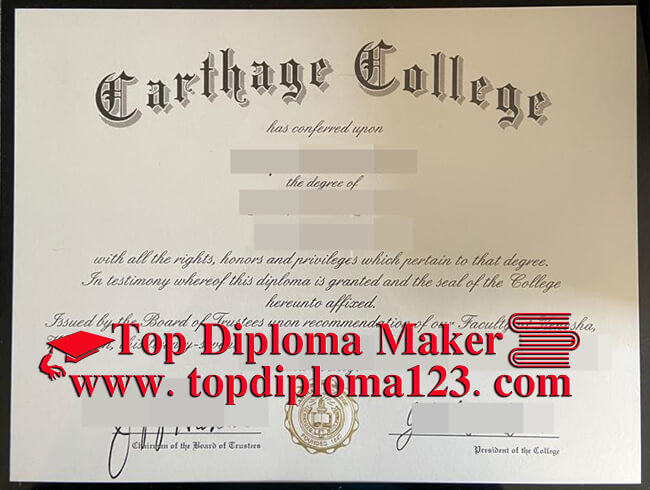 Carthage College diploma, Buy diploma