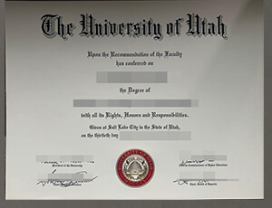 How to Purchase a fake University of Utah diploma?