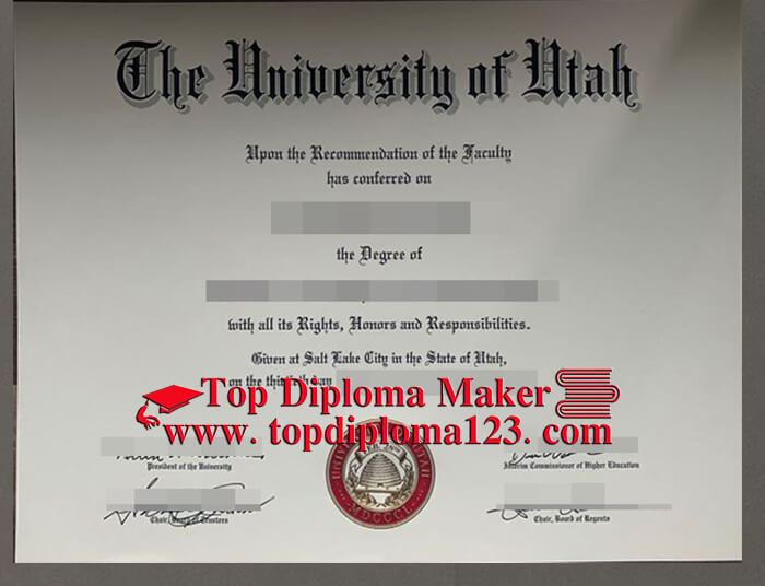 University of Utah diploma