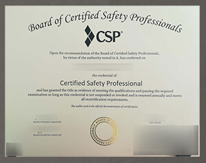 How to get a Certified Safety Professional Certific