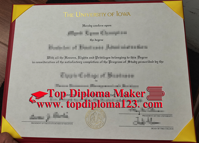 University of Iowa diploma