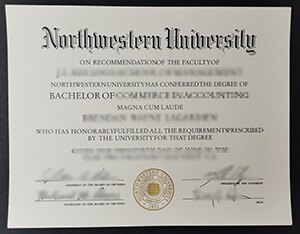 How to achieve Northwestern University (NU) fake di