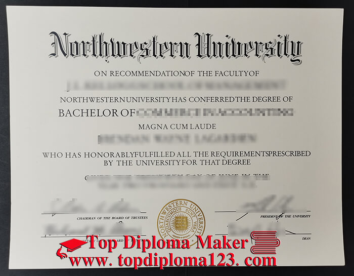 Northwestern University diploma 