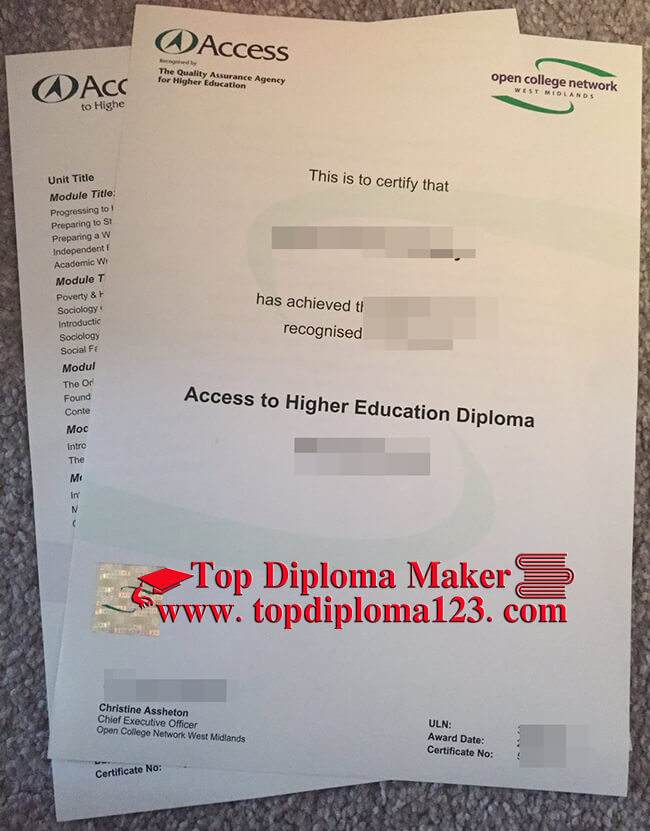 Access to Higher Education Diploma