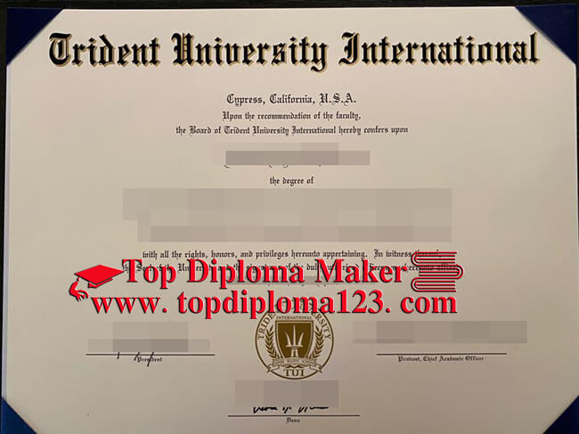 Trident University International diploma
