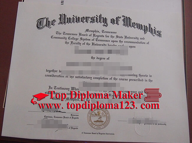 University of Memphis diploma