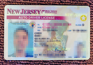 How to get New Jersey Auto Driver License, Scan the