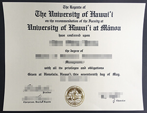 How long to buy a fake U.H. Mānoa diploma online?