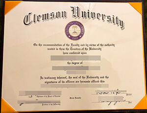The easiest way to obtain a fake Clemson University