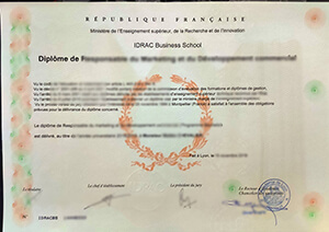 Order a Fake IDRAC Business School diploma online