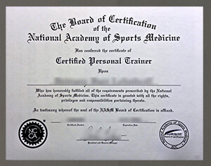 Can I Buy a NASM Certified Personal Trainer certifi