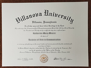 Order a fake Villanova University degree in USA, Bu