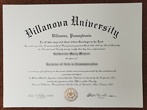 Order a fake Villanova University degree in USA, Bu