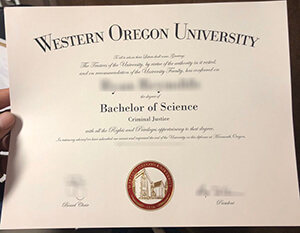 Buy WOU fake diploma, Order a fake Western Oregon U
