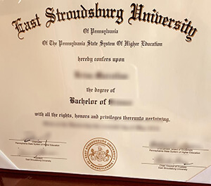 Order a fake East Stroudsburg University of Pennsyl