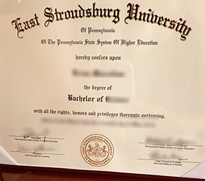 Order a fake East Stroudsburg University of Pennsyl