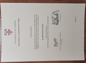 Royal Holloway and Bedford New College fake diploma