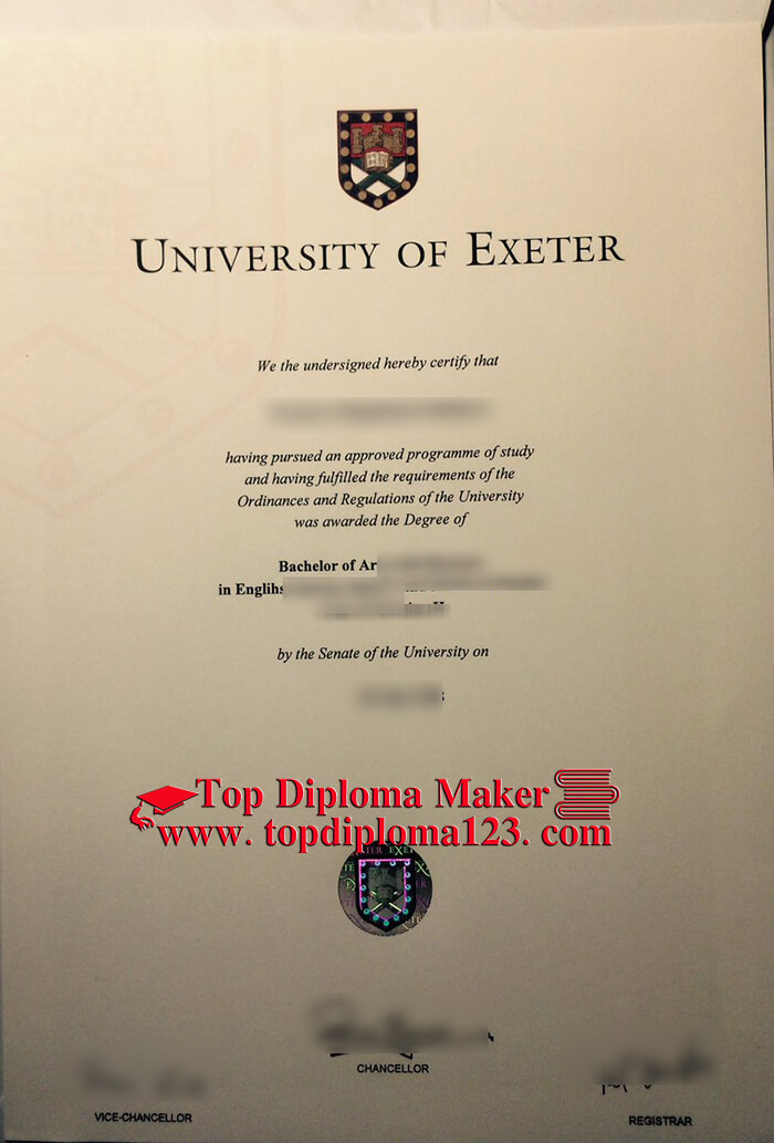 University of Exeter Bachelor degree