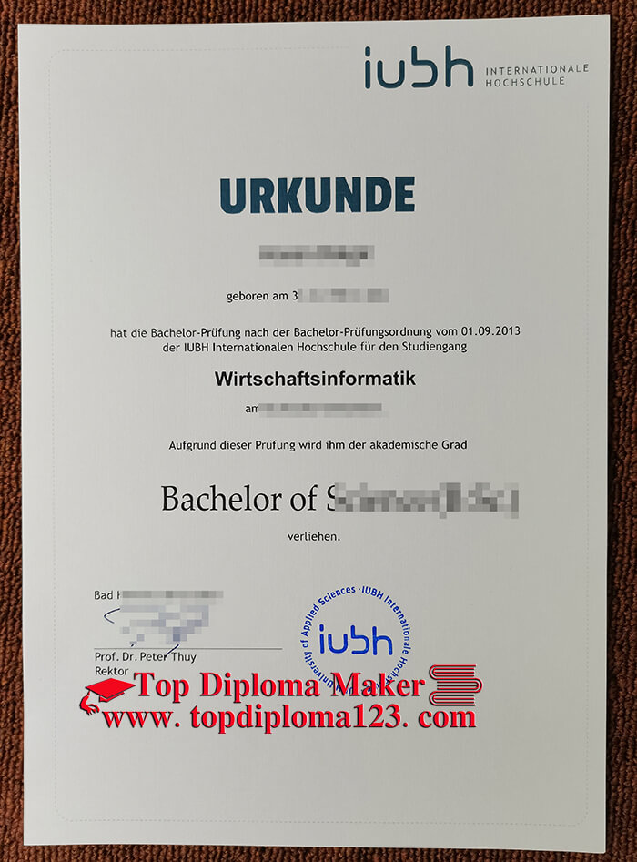IUBH diploma