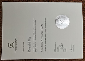 A copy of CA ANZ certificate, Fake certificate Aust