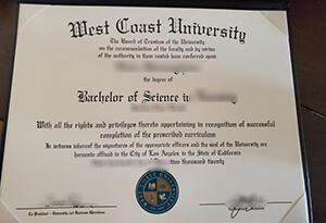 Purchase a false West Coast University diploma, Fak