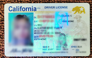 Buy a California driver's license or an Order licen