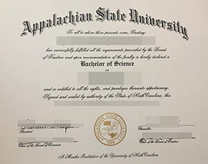 How to buy fake Appalachian State University diplom