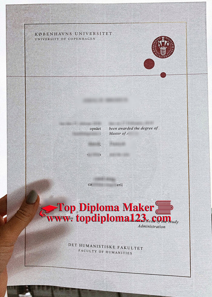 University of Copenhagen master diploma