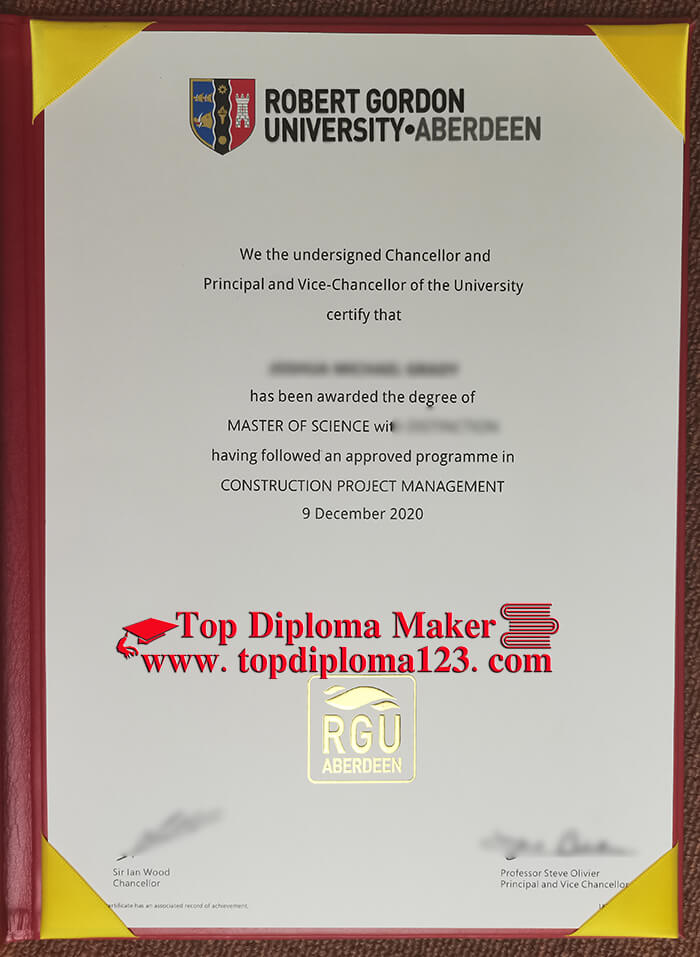 RGU Master degree