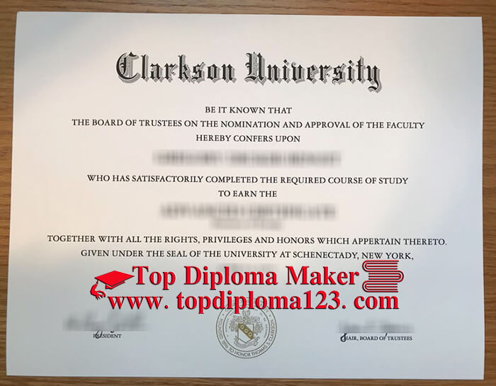  Clarkson University Diploma