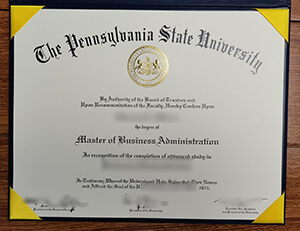Replica PSU MBA degree, Buy Fake Penn State diploma