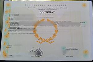 Purchase a fake Paris Dauphine University diploma i