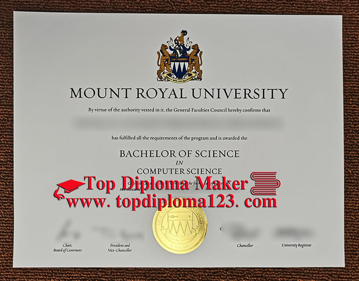  Mount Royal University Bachelor of Science Degree