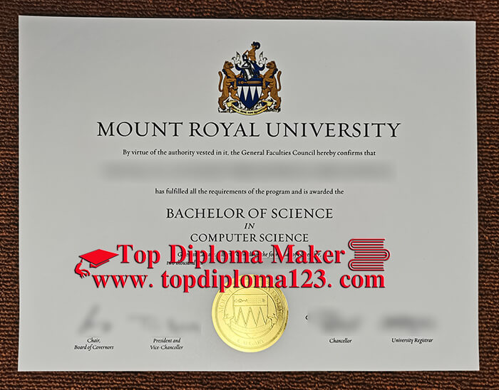  Mount Royal University Bachelor of Science Degree