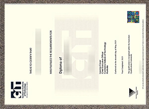Canberra Institute of Technology Fake diploma in 20