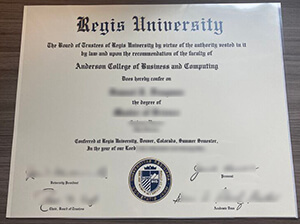How to buy fake Regis University diploma online? 