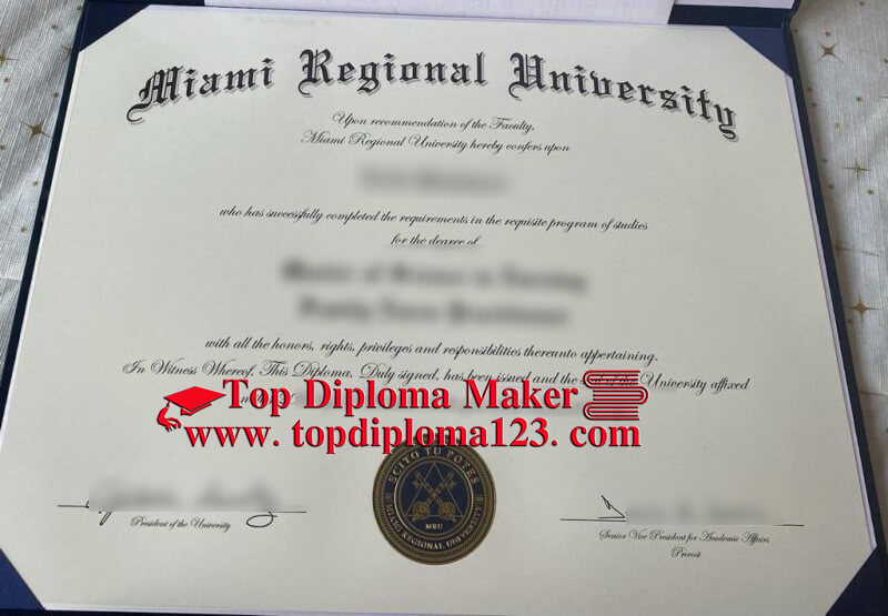 Miami Regional University Diploma, Buy diploma online