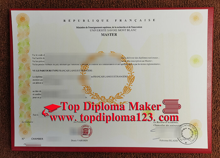 Savoy Mont Blanc University diploma