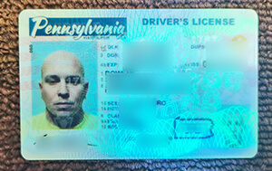 Order a fake Pennsylvania driver's license with sca