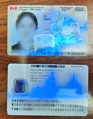How to buy fake Canadian Permanent Residence card? 