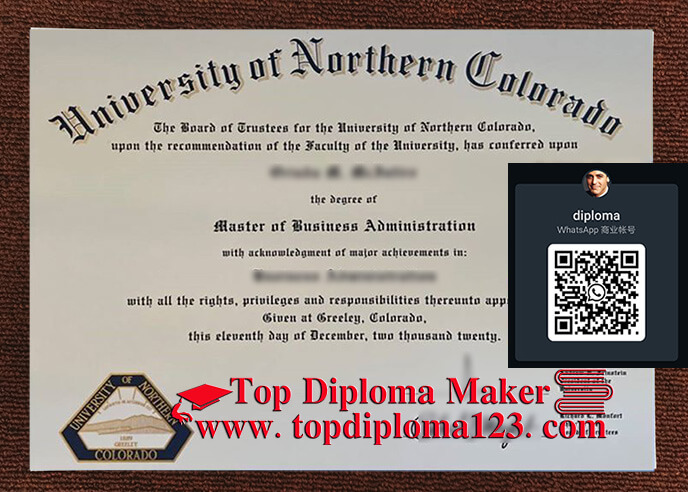 University Of Northern Colorado Diploma