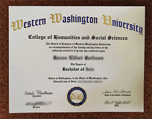 WWU diploma sample, Buy Western Washington Universi